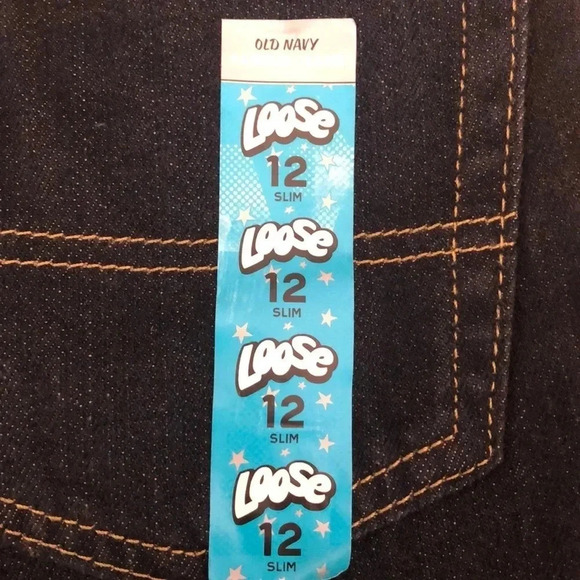 💥🆕Old Navy Loose Jeans 12🆕 - Picture 3 of 5